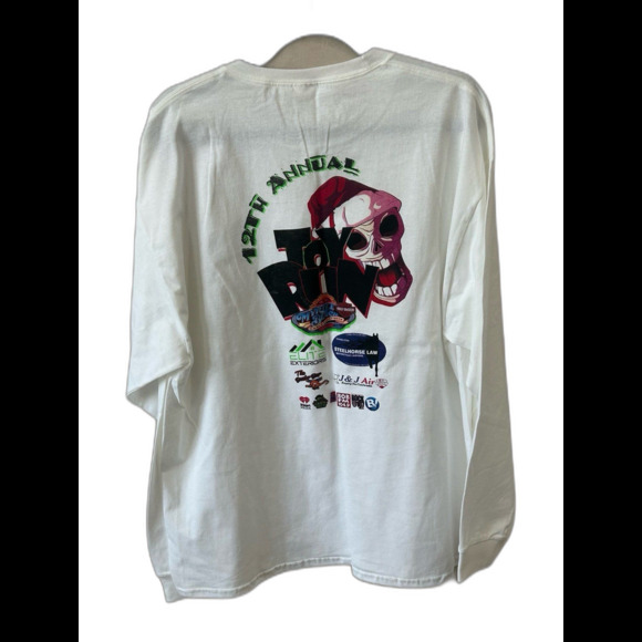 Harley-Davison T-Shirt Men's Size XL Myrtle Beach12th Annual Toy Run L Sleeve - Picture 2 of 12